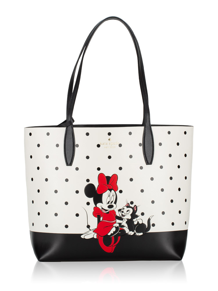 x Disney Minnie Mouse Reversible Tote Black White