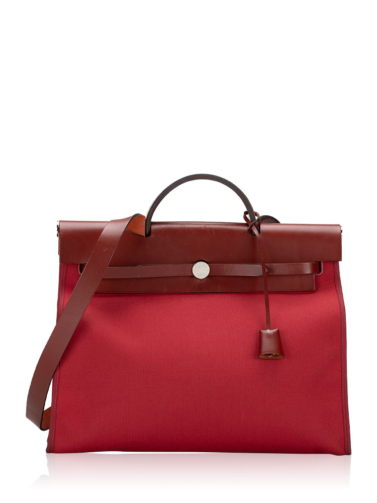 Toile Vache Hunter Herbag Zip 39 MM Rouge Grenat Rouge H