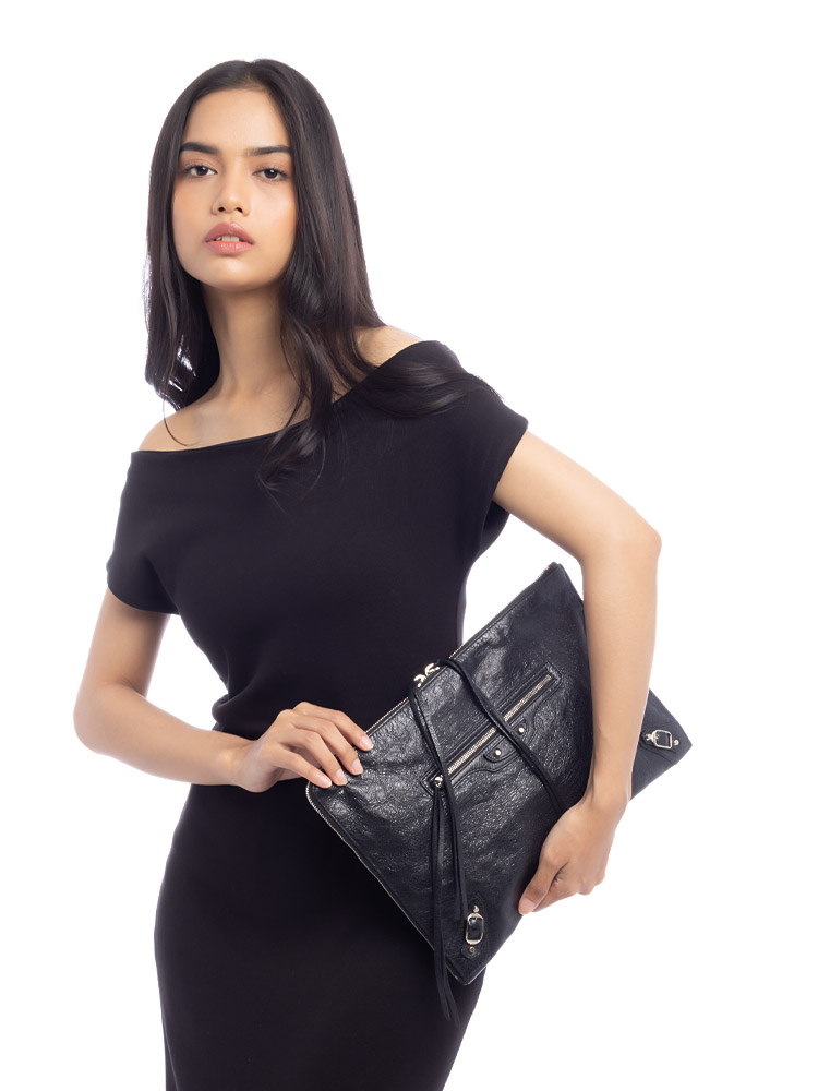 Lambskin Classic Small Pouch Black