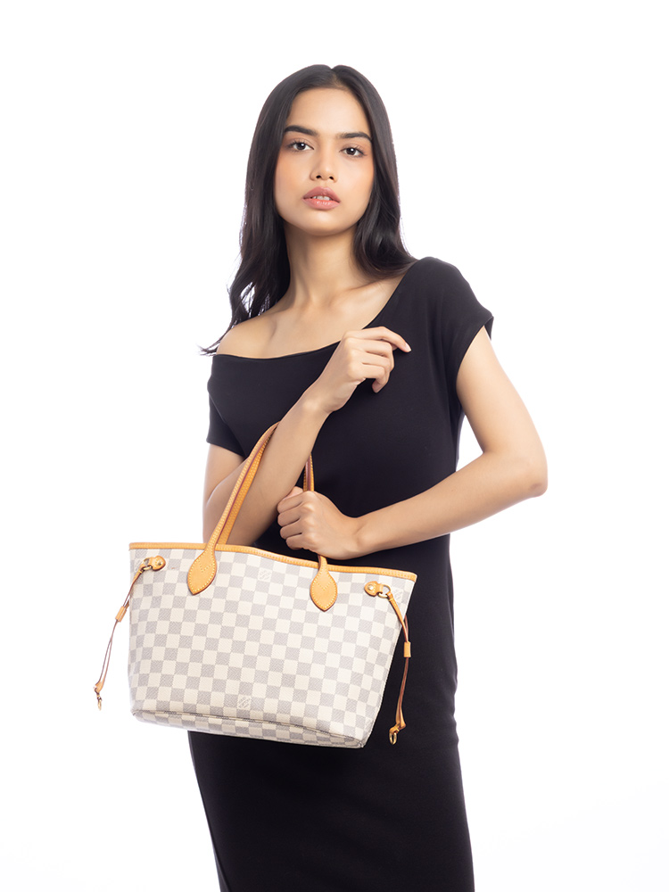 Damier Azur neverfull PM