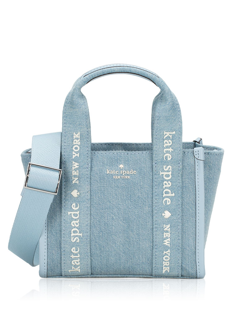 Kip Denim Mini Tote Blue Multi