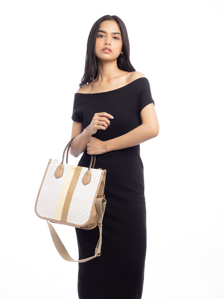 Signature Heidi Medium NS Tote Buttermilk Multi