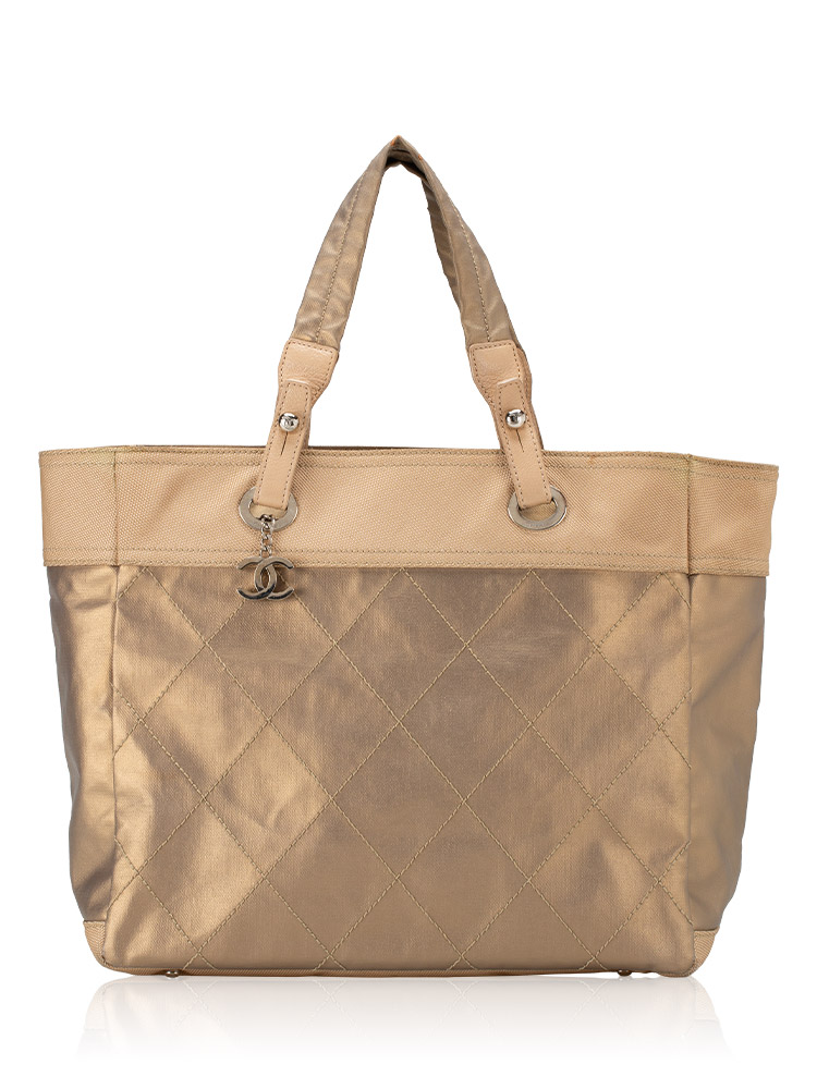 Paris Biarritz Grand Shopping Tote GST Beige Rose