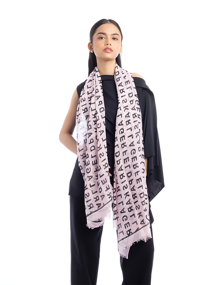 Paris Oversized Wrap Scarves Parfait Pink
