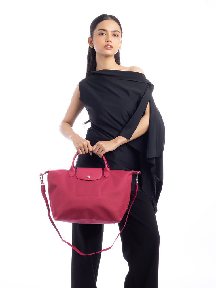 Le Pliage Neo Medium SH Raspberry