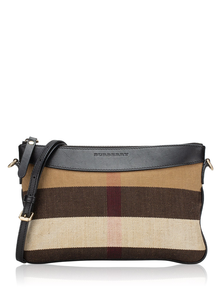 Mega Check Peyton Crossbody Black