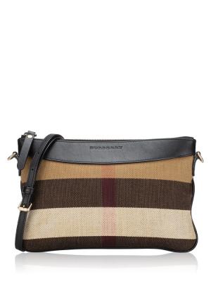 Mega Check Peyton Crossbody Black