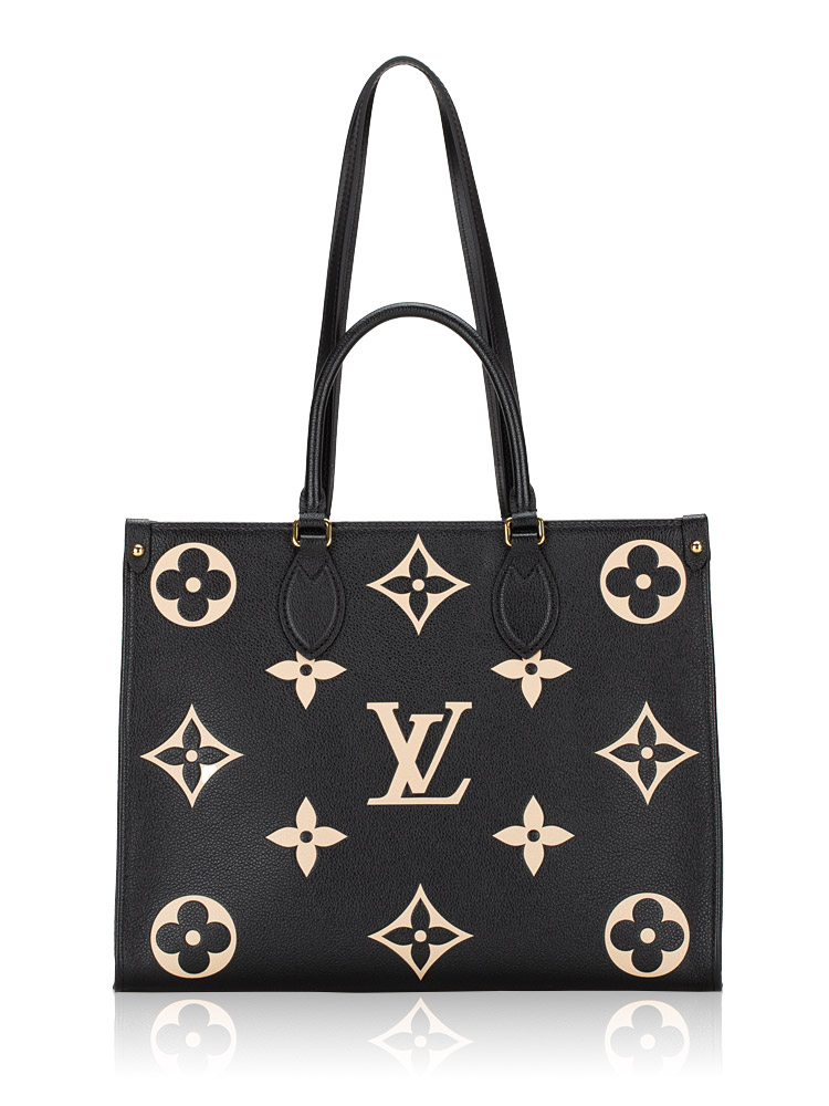 Monogram Empreinte Bicolor Onthego MM Black Beige