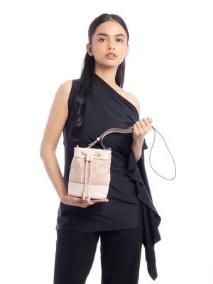 GG Jumbo Ophidia Mini Bucket Bag Pink Camel