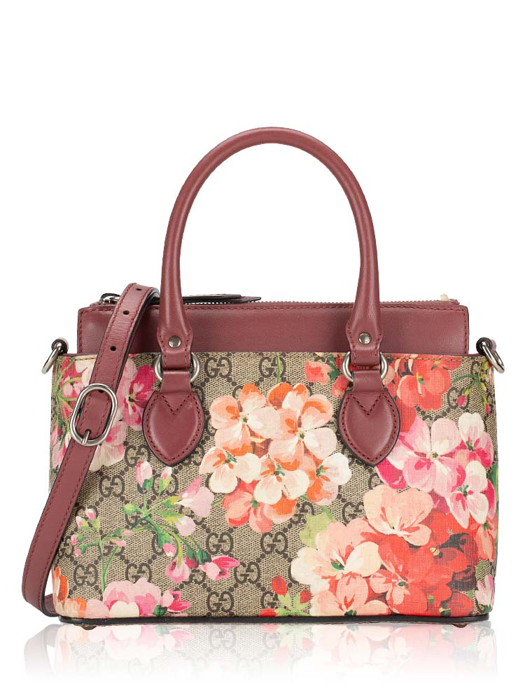 GG Supreme Blooms Mini Satchel Antique Rose