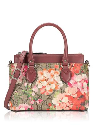 GG Supreme Blooms Mini Satchel Antique Rose
