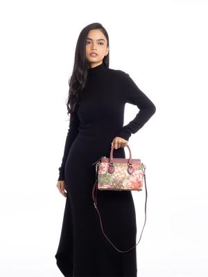 GG Supreme Blooms Mini Satchel Antique Rose