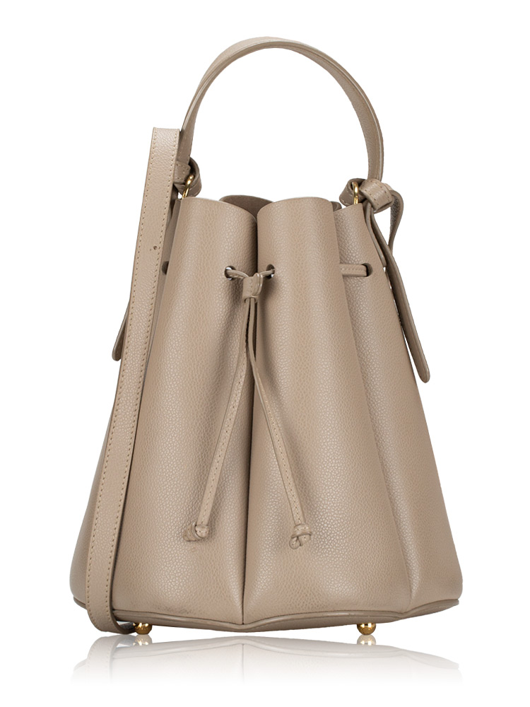 Textured Calfskin Numero Huit Taupe