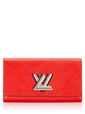 Epi Twist Wallet Coquelicot
