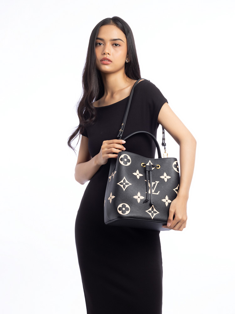 Monogram Empreinte Bicolor Neonoe MM Black Beige