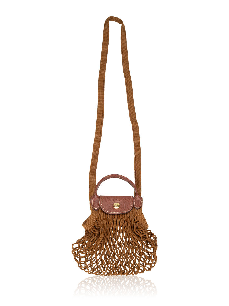 Le Pliage Filet Crossbody XS Brown