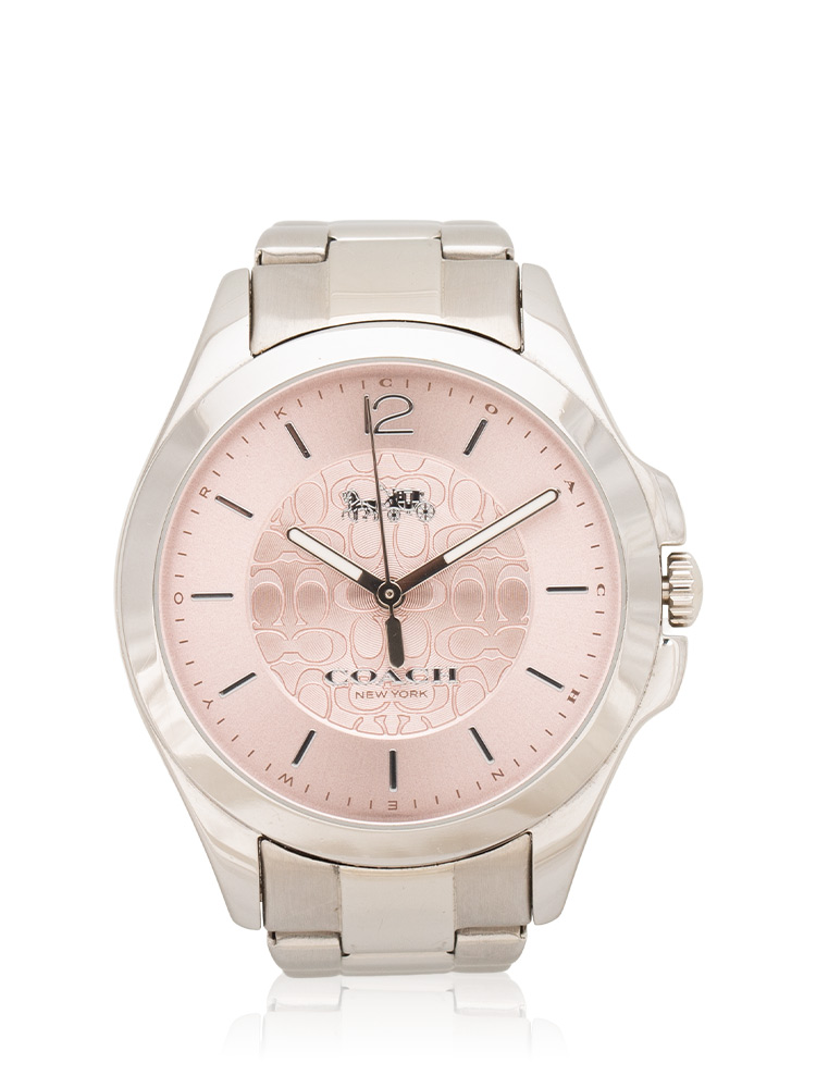 4503756 Libby 37mm Stainless Watch Silver Pink