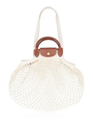 Le Pliage Filet Top Handle Ecru