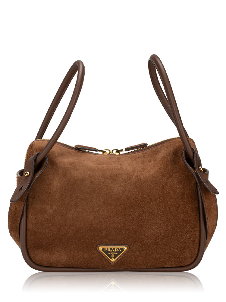 Suede Darling Shoulder Bag Cocoa