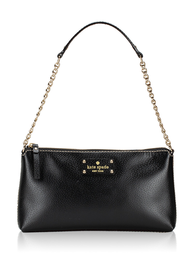 Wellesley Byrd Leather Shoulder Bag Black