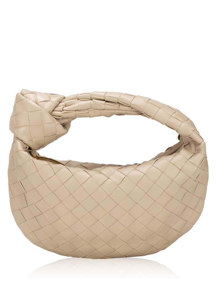 Nappa Intrecciato Mini Jodie Ecru
