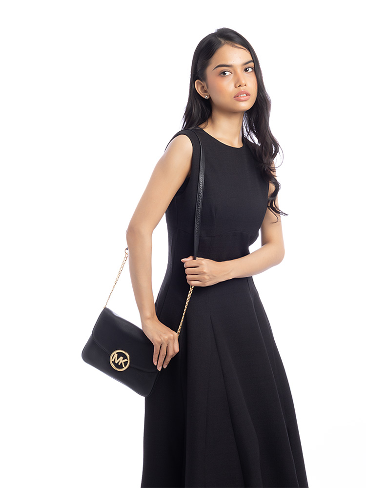 Fulton Convertible Crossbody Black