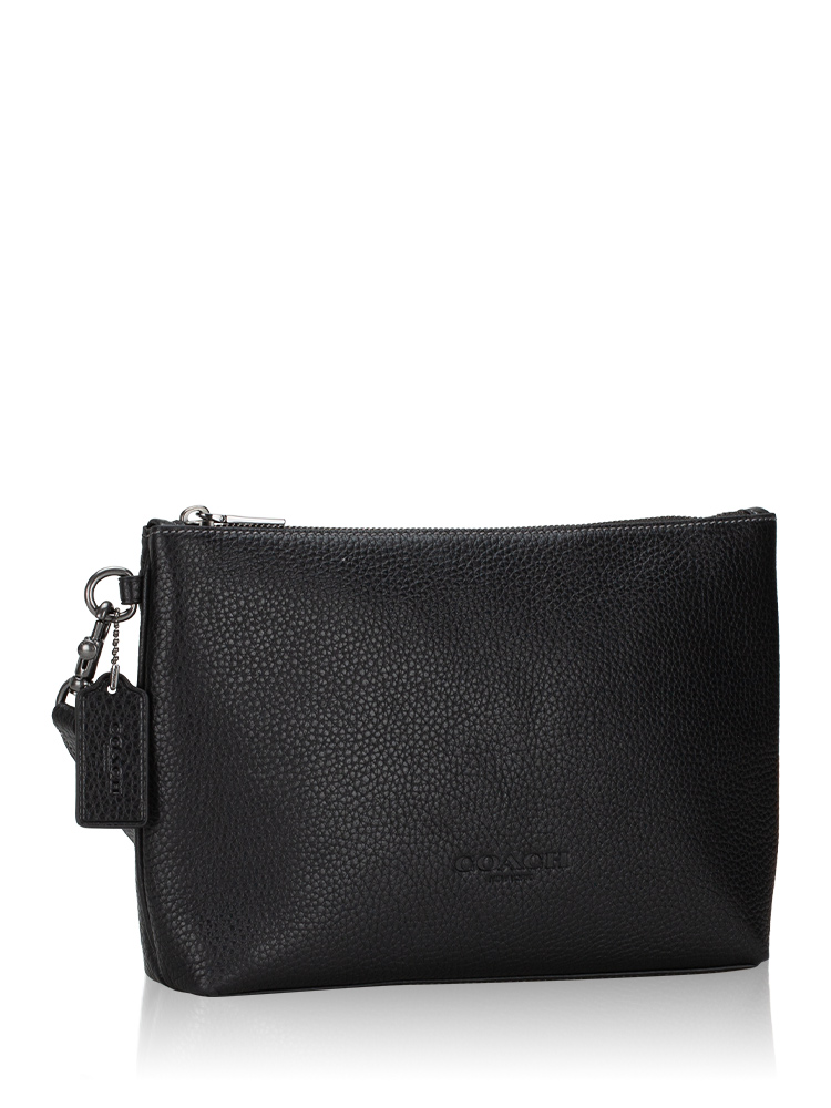 Men CCF33 Leather Pouch Black