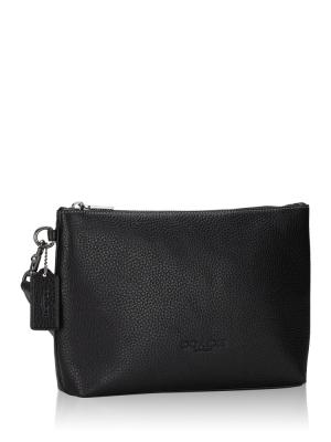 Men CCF33 Leather Pouch Black