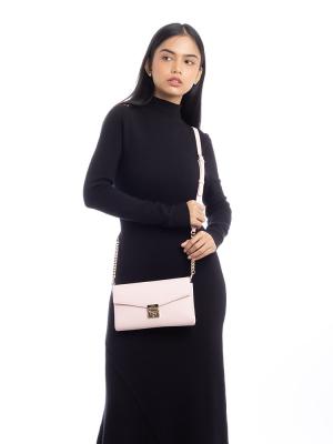 Calfskin Millie Medium Crossbody Lotus