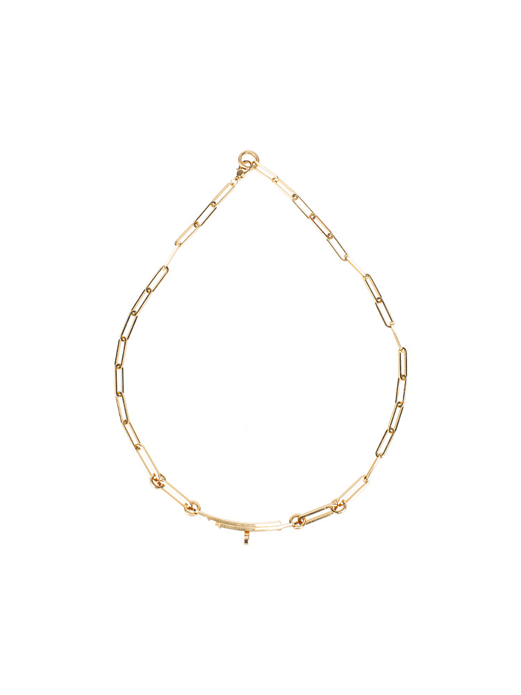 18K Yellow Gold Kelly Chaine Choker Necklace