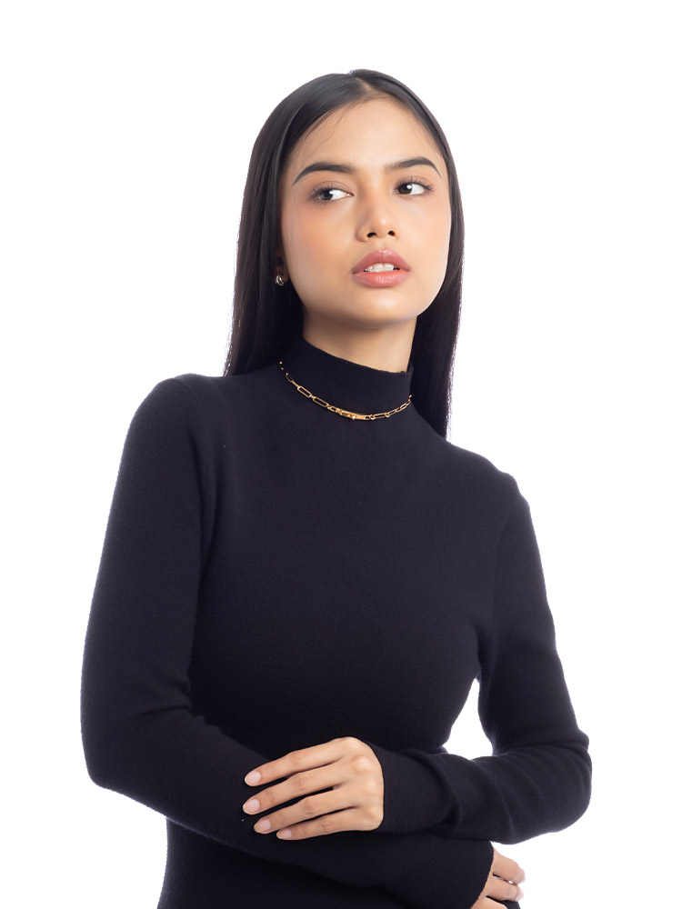 18K Yellow Gold Kelly Chaine Choker Necklace