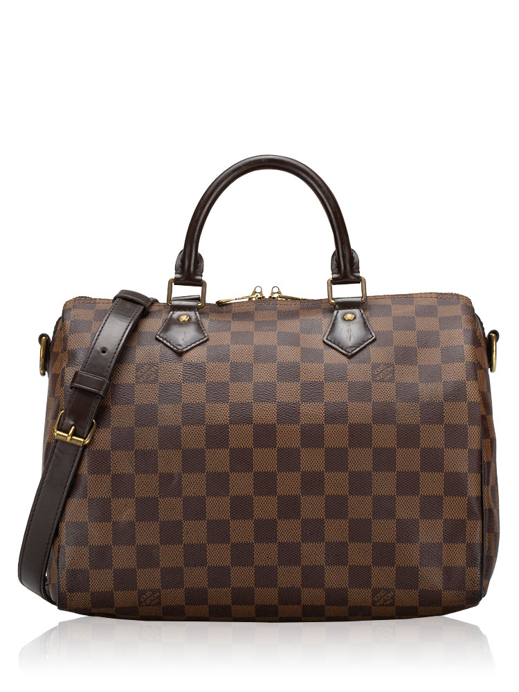 Damier Ebene Speedy 30 Bandouliere NM
