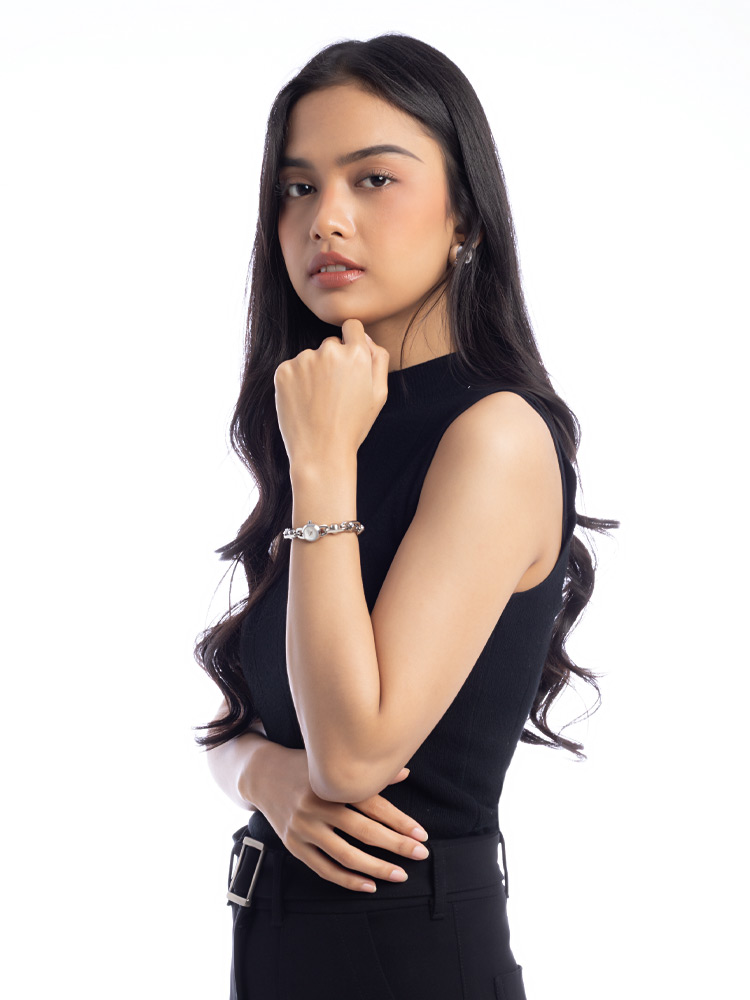 MK4872 Astor Mini Link Watch Silver