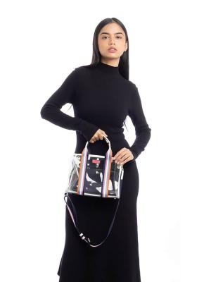 Sam See Through Medium Satchel Blazer Blue Multi