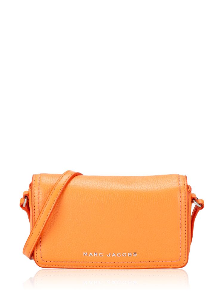 H107L01FA21 Groove Leather Mini Crossbody Melon
