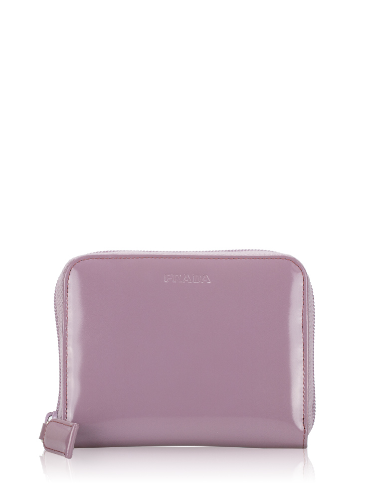 M287 Vintage Spazzolato Compact Wallet Lampone