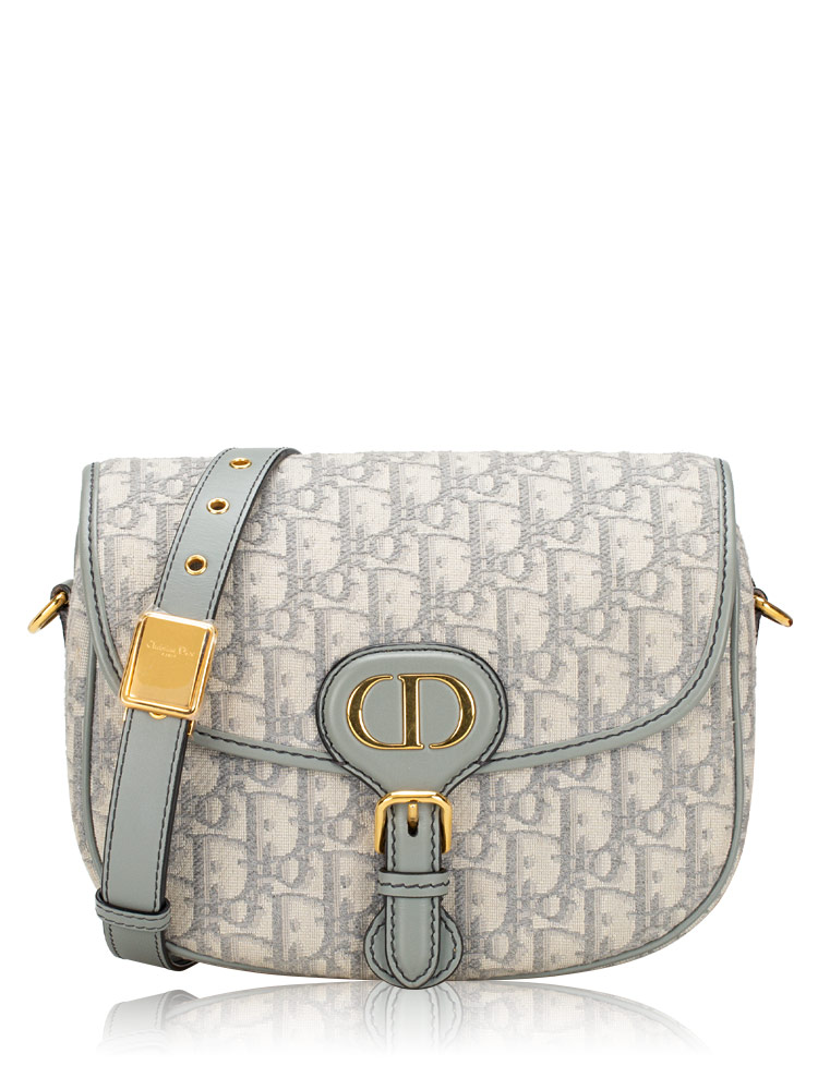 Oblique Bobby Medium Shoulder Bag Gris