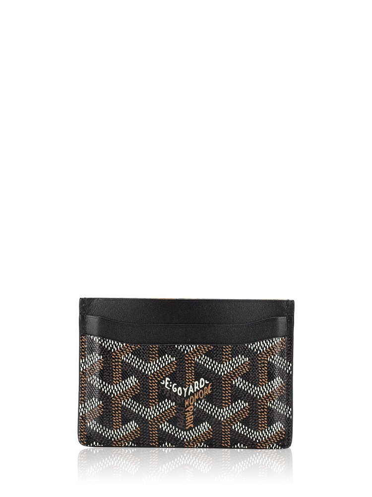 Goyardine Saint Sulpice Card Holder Noir