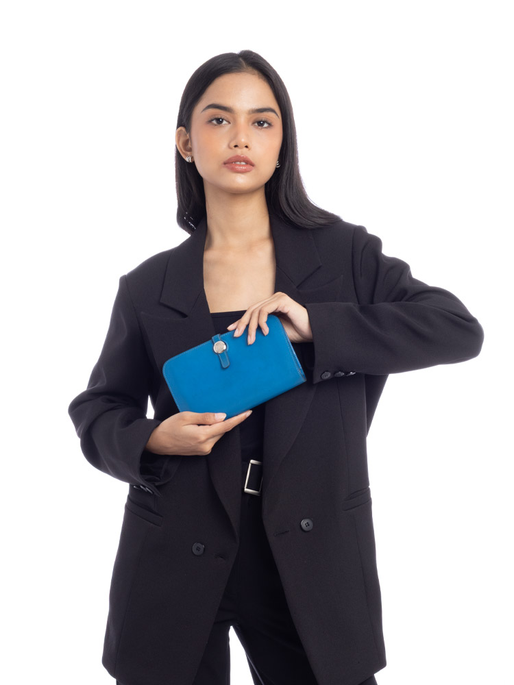 Swift Dogon Duo Wallet Bleu Zanzibar