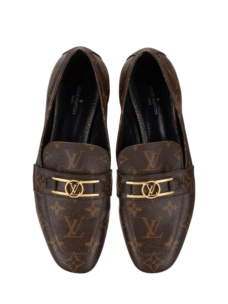 Monogram Upper Case Loafers Sz 37