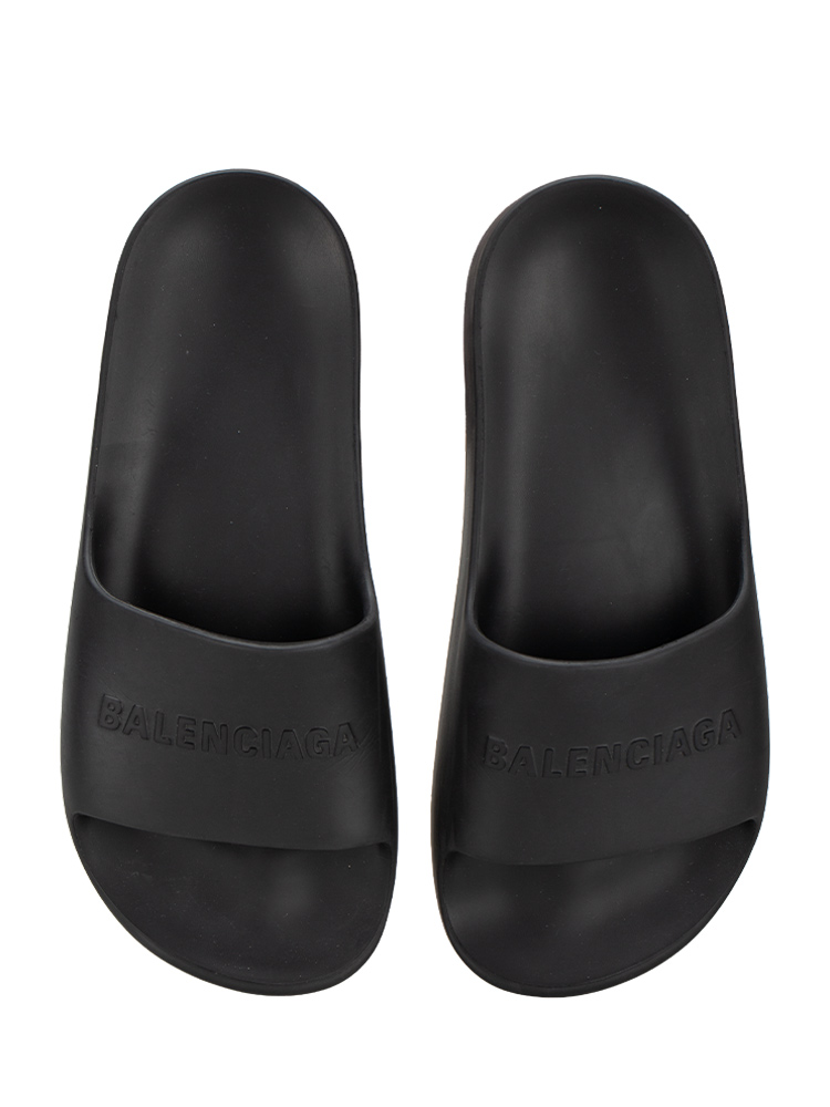 Chunky Slide Sandal Black sz 38