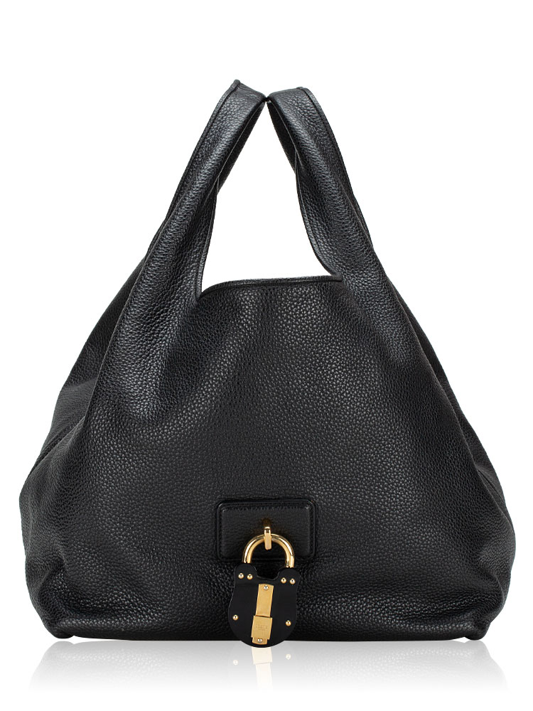 Calfskin Calle Tote Black