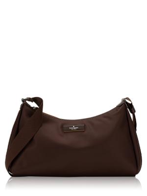 Carter Nylon Small Shoulder Bag Hot Fudge