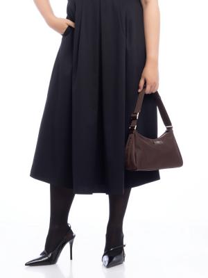 Carter Nylon Small Shoulder Bag Hot Fudge