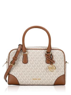 Signature Thompson Medium Duffle Vanilla