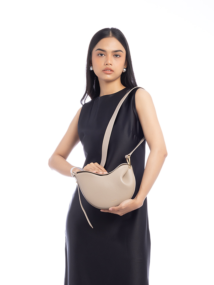 Textured Calfskin Tonca Taupe