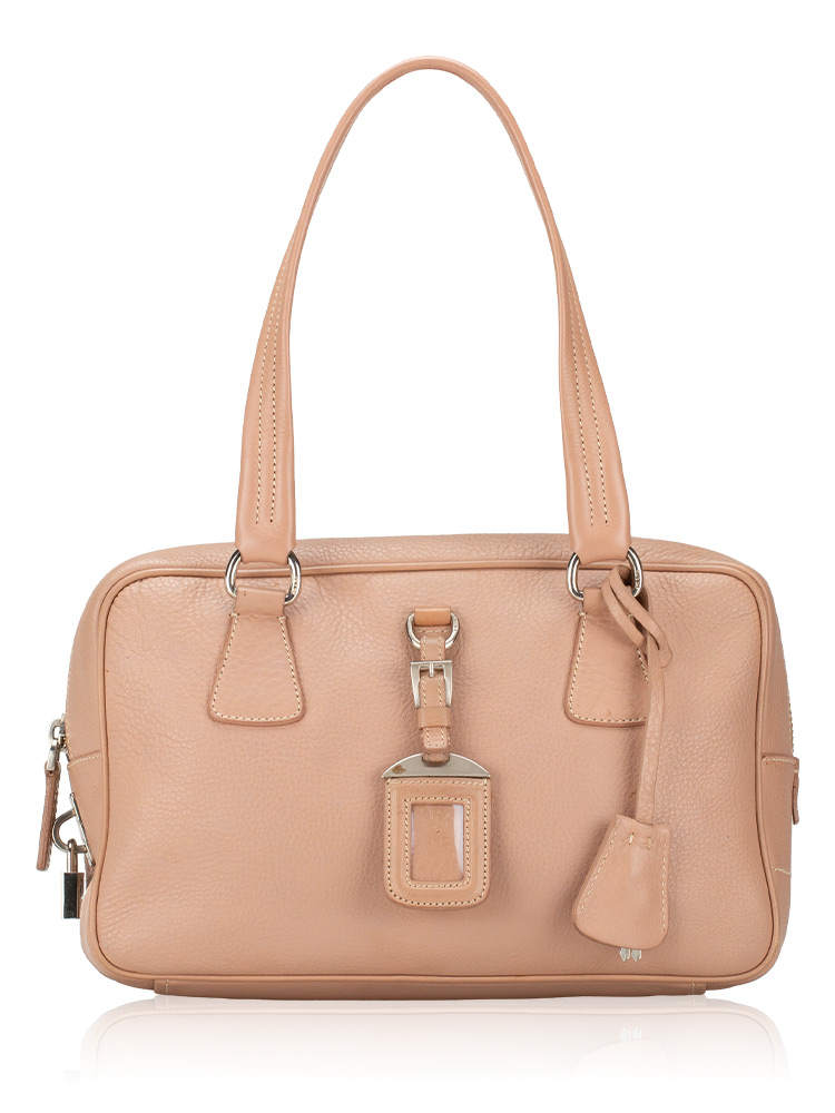 Vitello Daino Bauletto Cammeo Rosa