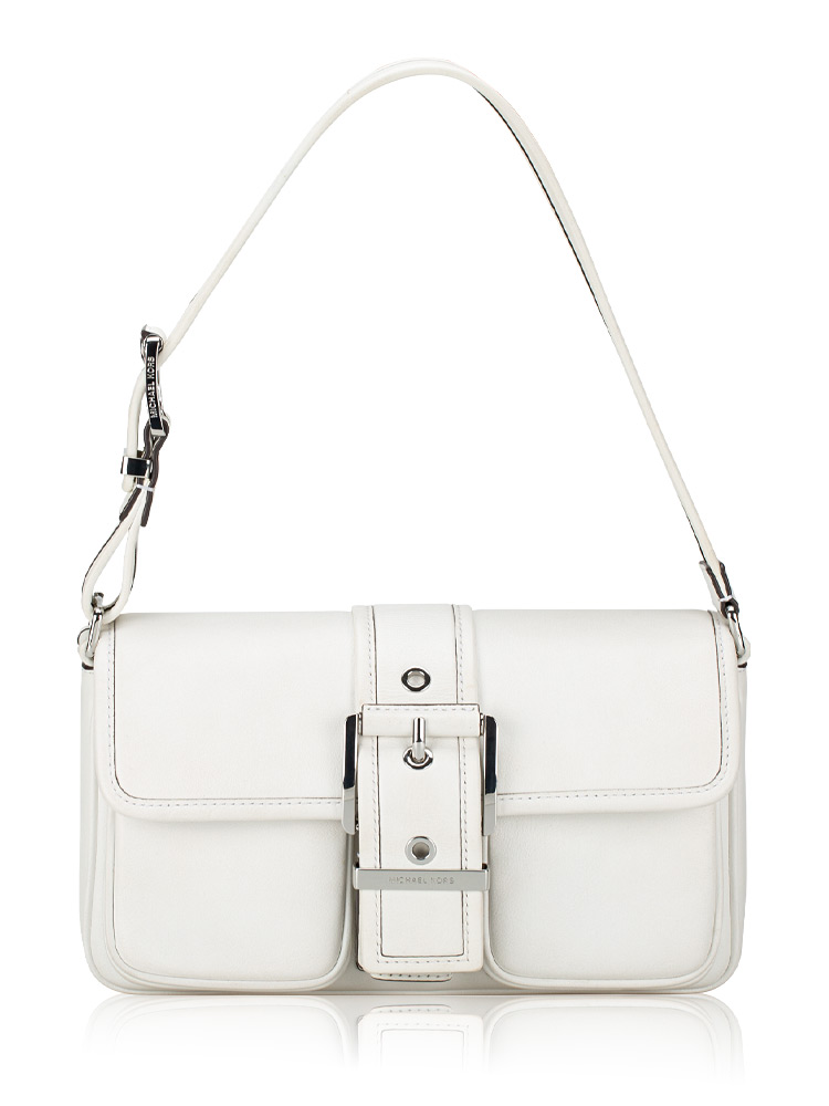 Colby Medium Shoulder Bag Optic White