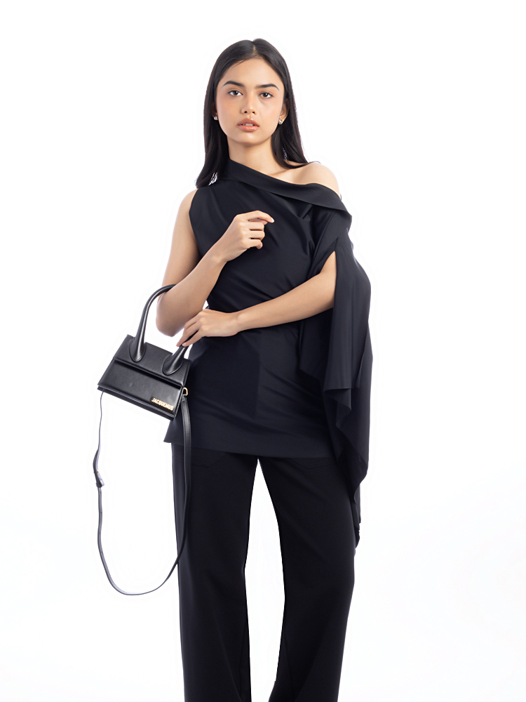 Calfskin Le Chiquito Moyen Black