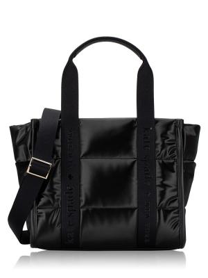Kip Puffy Small Tote Black